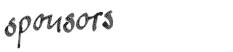 sponsors